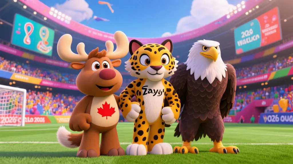 揭秘2026世界杯吉祥物：Maple、Zayu与Clutch背后的文化密码与狂欢寓意